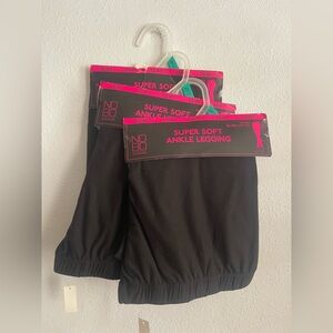 3 Pc No Boundaries Black Super Soft Leggings